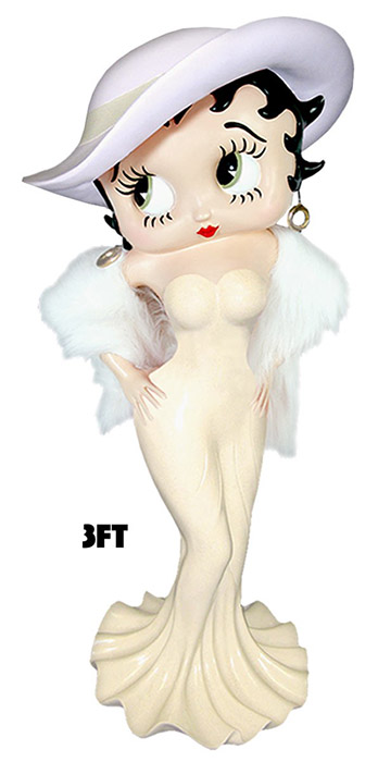 Betty Boop Madame Cream Dress Display Figure
